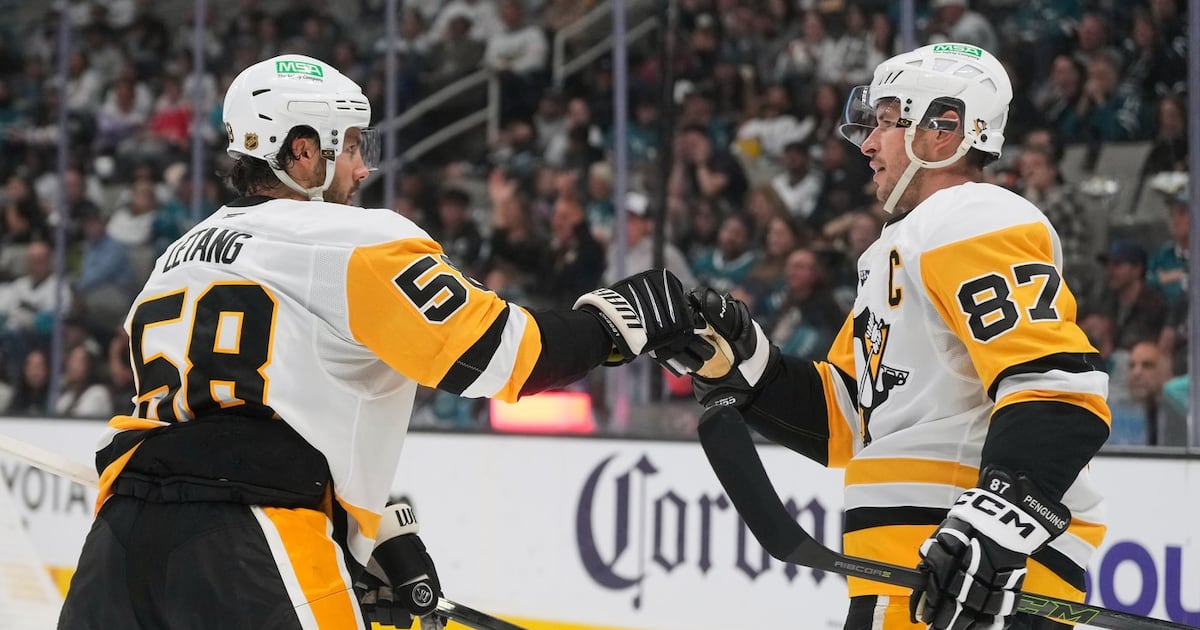 Sidney Crosby, Evgeni Malkin back Tristan Jarry in Pittsburgh Penguins’ win over San Jose Sharks