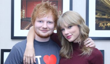 Ed Sheeran and Taylor Swift