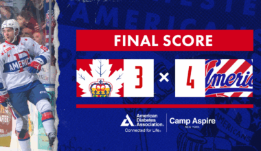 AMERKS TAKE DOWN MARLIES TO OPEN 70TH SEASON