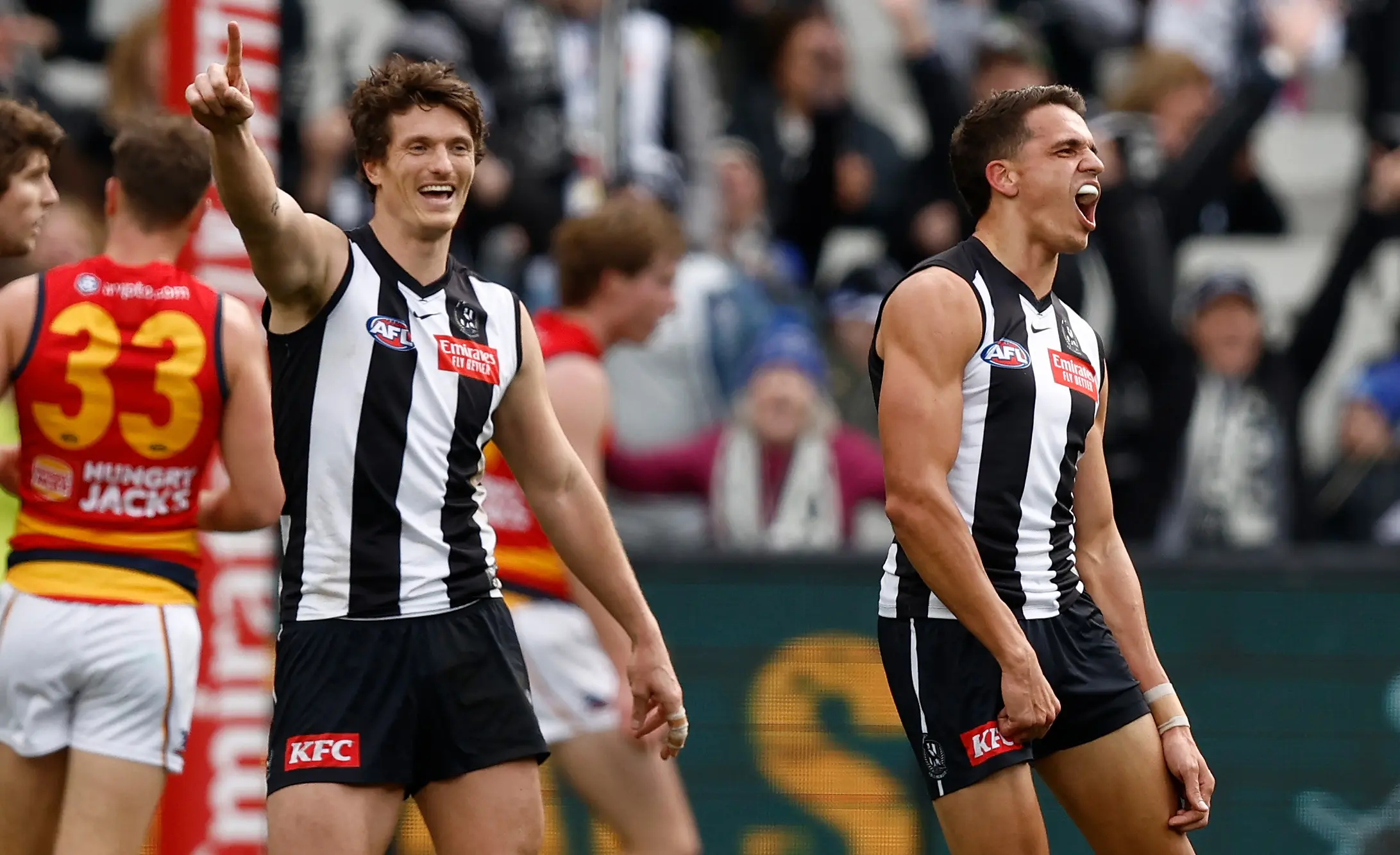 "Other teams get scared": Magpie Brody Mihocek boasts Collingwood's comeback confidence