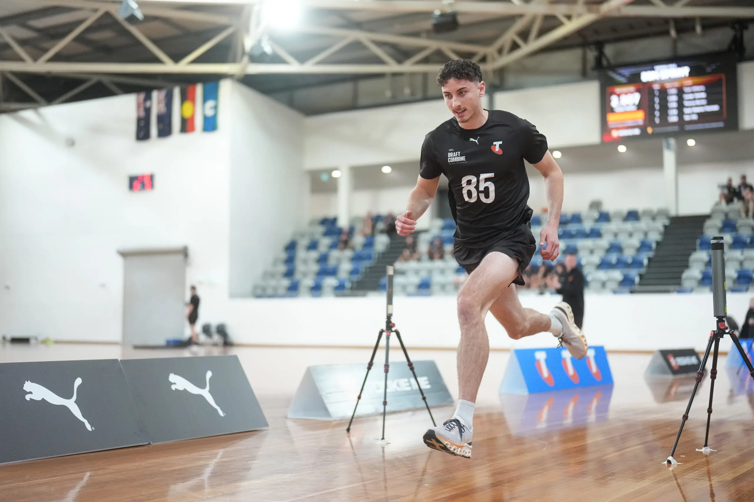 MELBOURNE, AUSTRALIA - OCTOBER 05: Blake Thredgold running on October 05, 2025 in Melbourne, Australia. (Photo by Asanka Ratnayake/AFL Photos/via Getty Images)