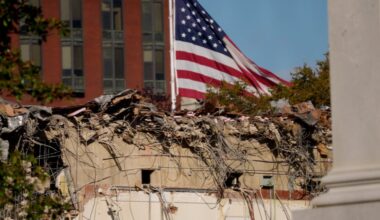 Satellite shows what’s really happening at the East Wing of the White House