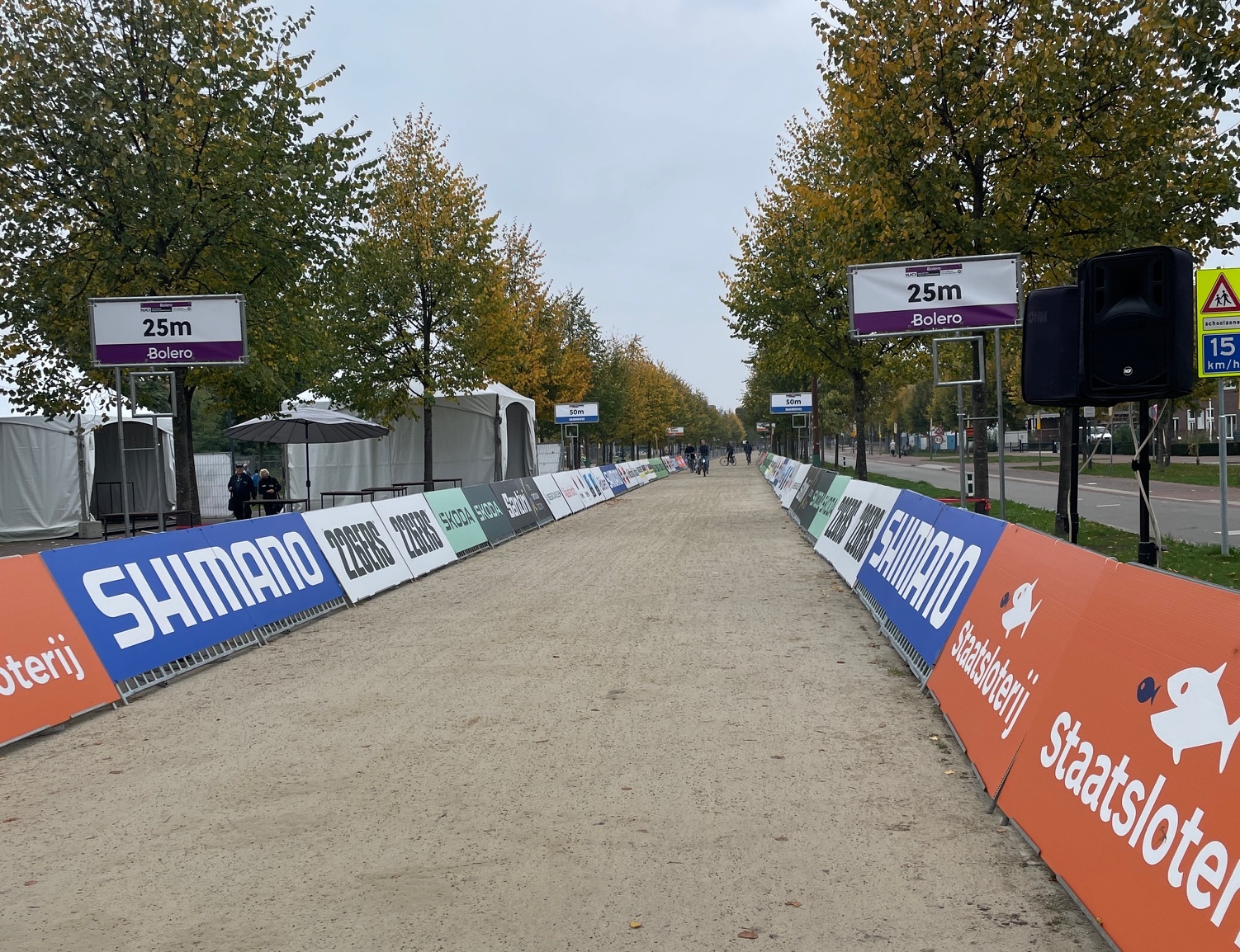 finish line on the Groene Loper in Maastricht
