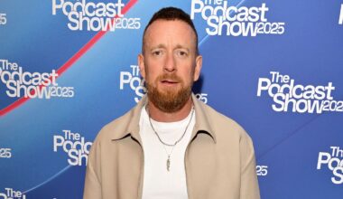 LONDON, ENGLAND - MAY 22: Bradley Wiggins MBE attends The Podcast Show at Business Design Centre on May 22, 2025 in London, England. (Photo by Jordan Peck/Getty Images)