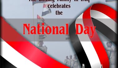 The Boxing Family in Iraq celebrates the National Day
