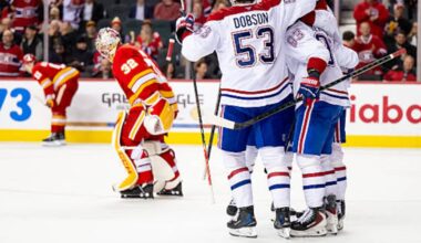 Mike Matheson scores OT winner, Canadiens edge Flames 2-1