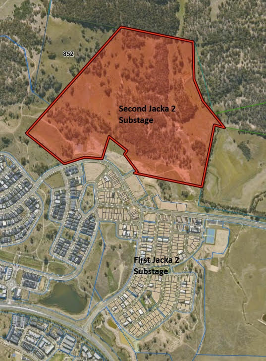map of proposed development