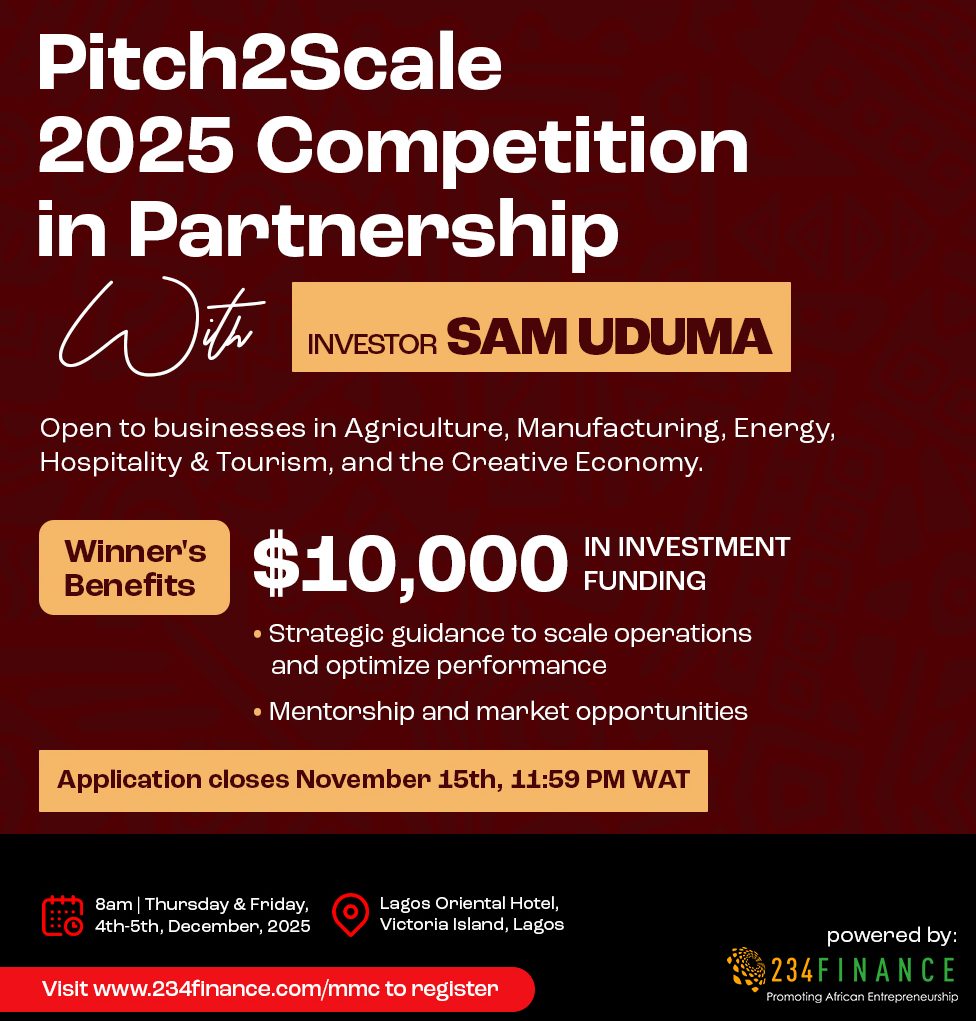 234Finance Launches Pitch2Scale Africa Competition to Empower Entrepreneurs