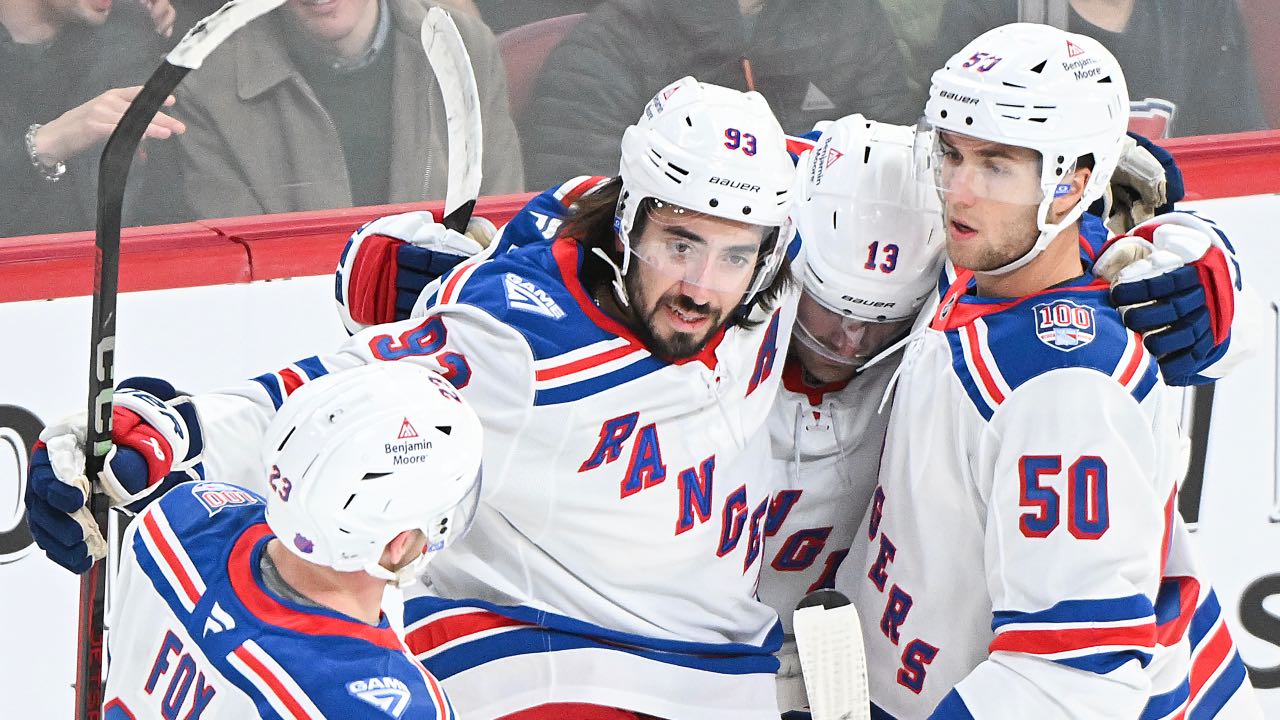 Rangers rally in third period to beat Canadiens