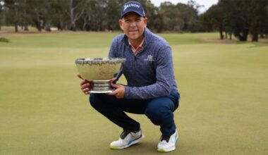 Oliver Bekker keeps it interesting until the end in winning an unpredictable WA Open