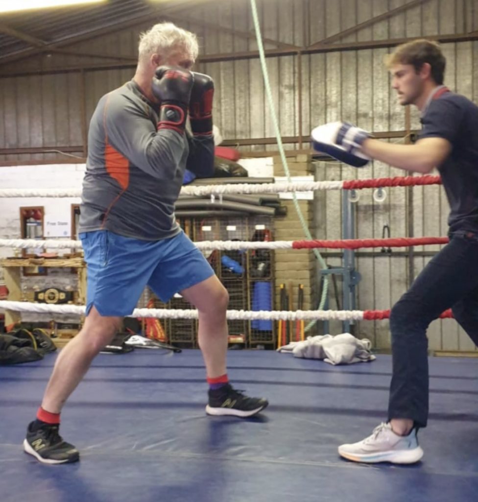 Ollie le Roux boxing