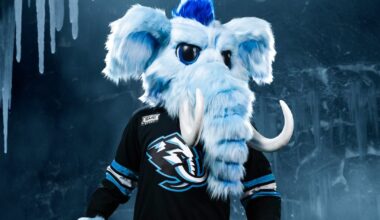 Utah Mammoth unveil mascot Tusky at their second home opener