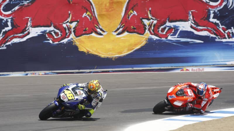 Valentino Rossi, Casey Stoner