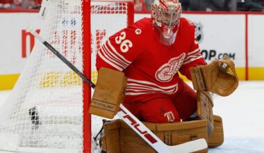 Should the Red Wings already be worried about John Gibson? 