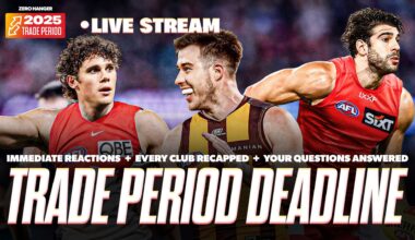 LIVE STREAM: AFL Trade Period Deadline Day, reactions, club recaps, your questions answered - AFL News