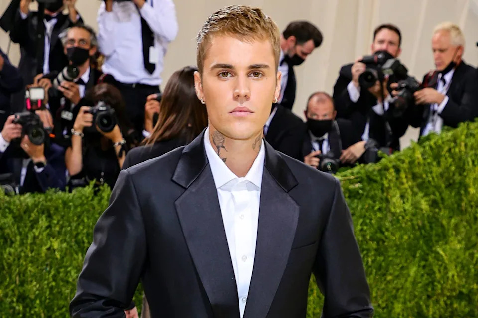 Theo Wargo/Getty Justin Bieber at the Met Gala in 2021
