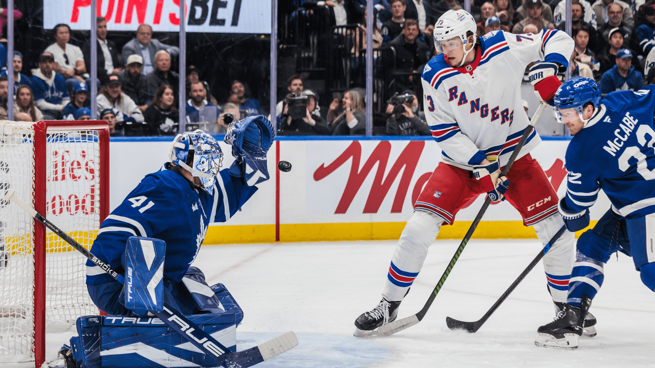 Rangers offense stalls again in OT loss to Maple Leafs