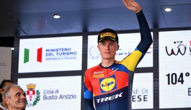 2025 Tre Valli Varesine: Albert Philipsen celebrates taking second