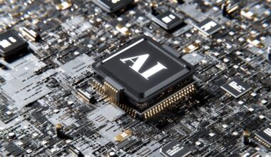 AI. 3D render of AI and GPU processors. Igor Omilaev: Unsplash