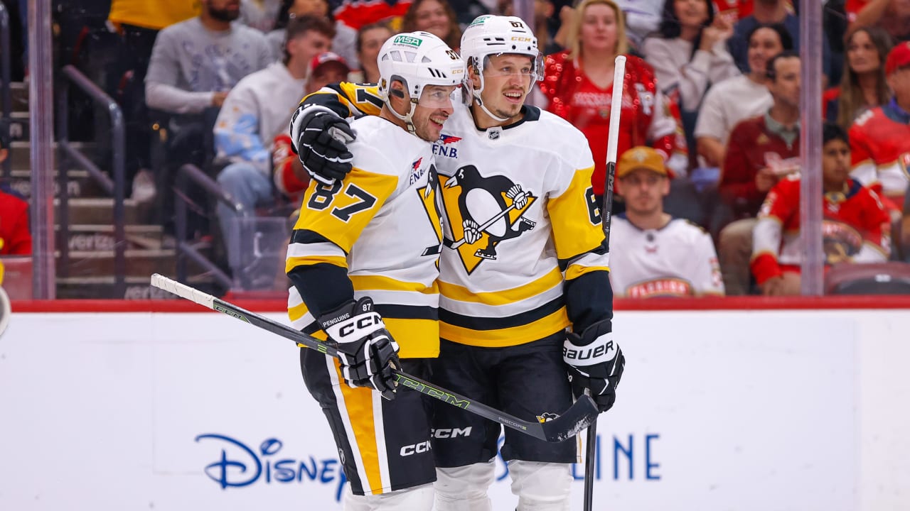 Crosby has 2 goals, assist, Penguins top Panthers to win 4th in row