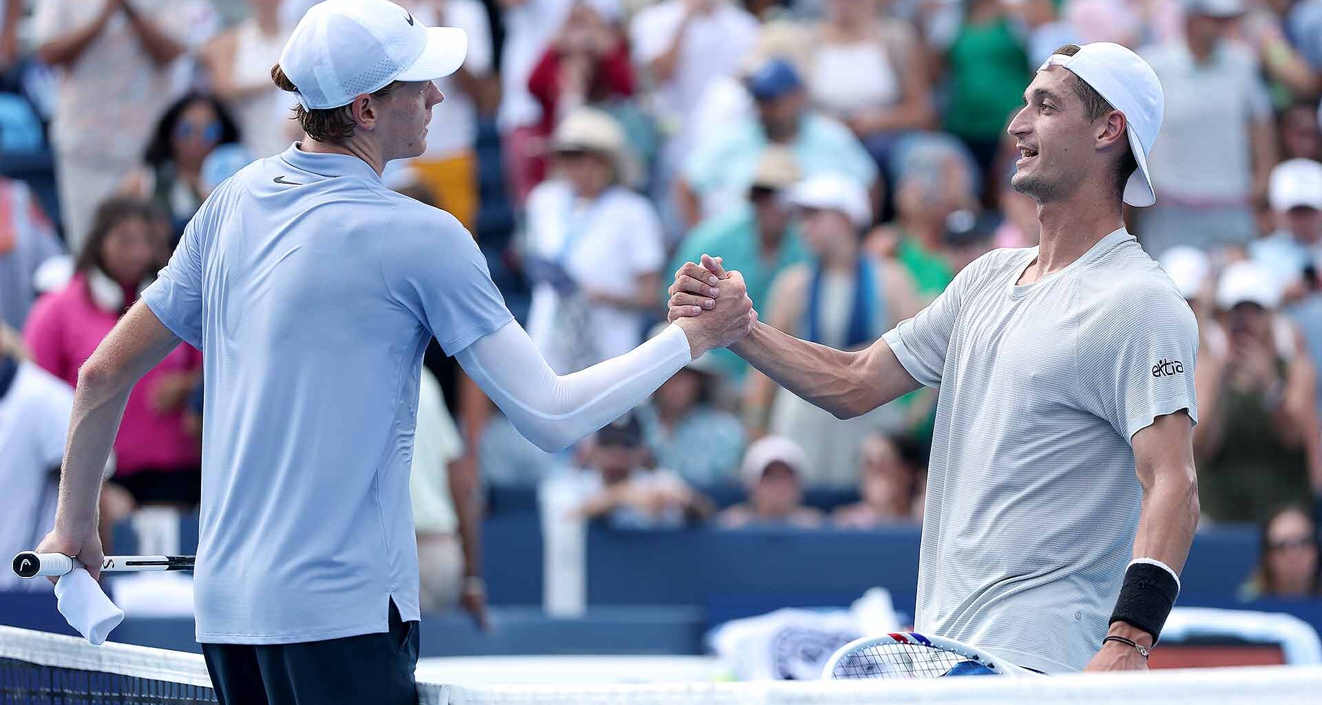 Terence Atmane has played Jannik Sinner twice in the past two months.