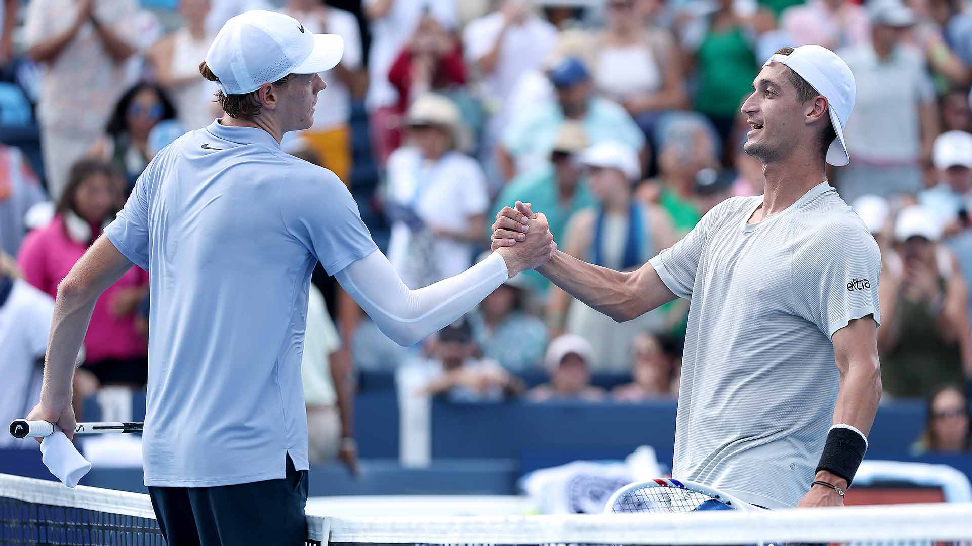 Terence Atmane has played Jannik Sinner twice in the past two months.