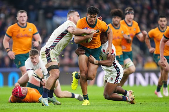 Suaalii starred on his debut last year against England at Twickenham.