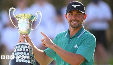 The World Cup trophy