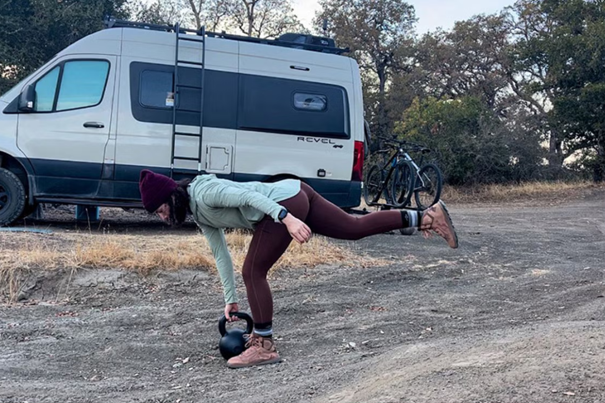 Swap the gym for this trainer’s six-move kettlebell workout to build full-body strength at home