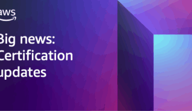 Big news: AWS expands AI certification portfolio and updates security certification