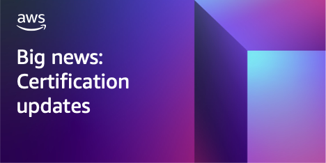 Big news: AWS expands AI certification portfolio and updates security certification