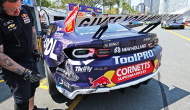 Spin, kerb strike compounds Brown's Finals headaches - Supercars