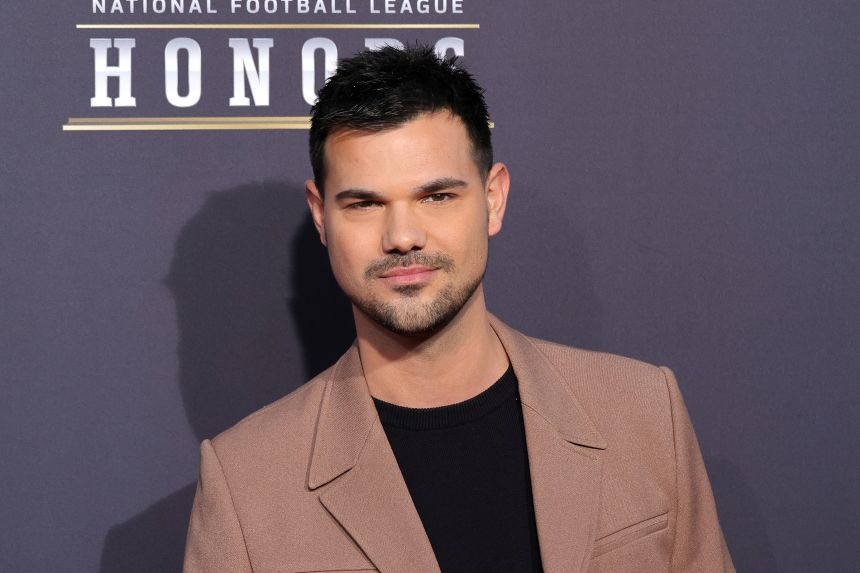Taylor Lautner at NFL Honors at Resorts World Theatre on February 8, 2024, in Las Vegas, Nevada.
