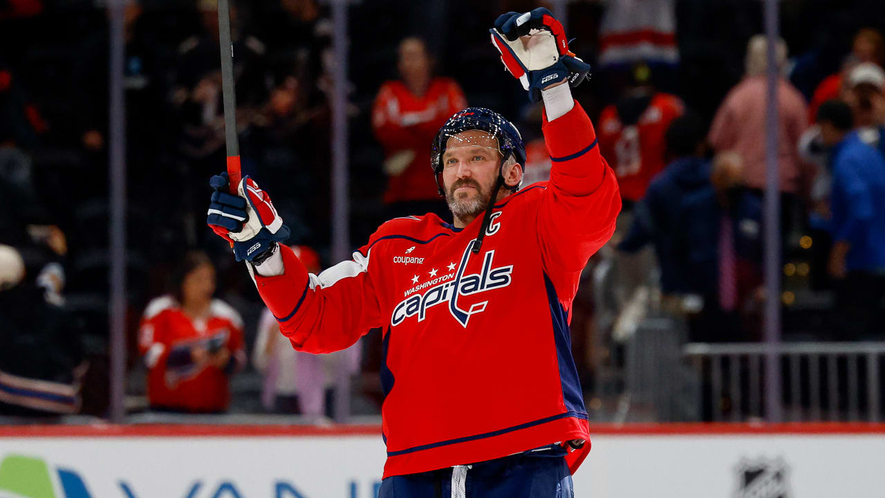 Ovechkin's 1,500th NHL game with Capitals 'testament to how bad he wants it'