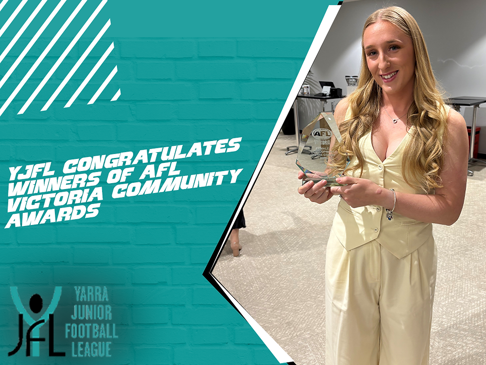 YJFL winners from AFL Victoria Community Awards