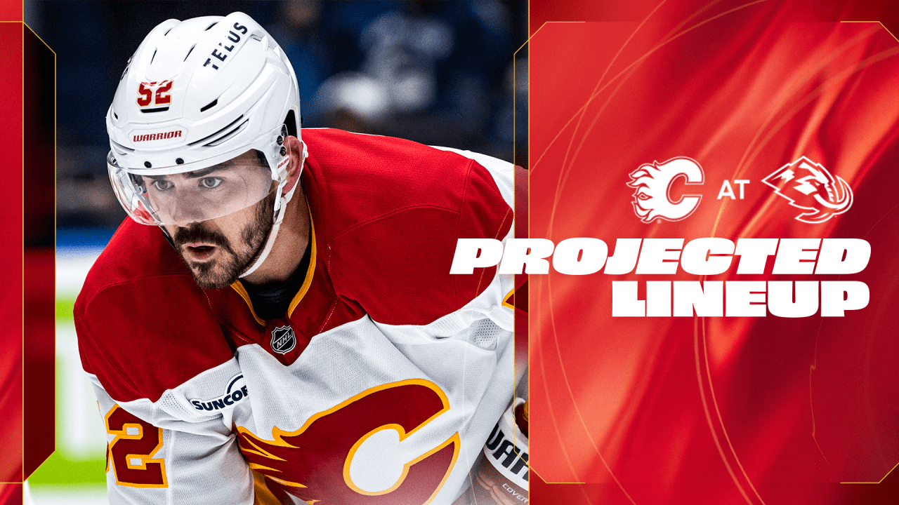 Projected Lineup - Flames @ Mammoth