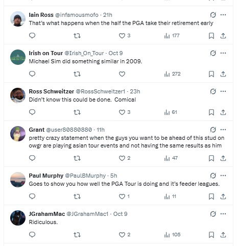 Fans divided over Keefer's OWGR position