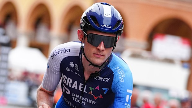 Ex-Israel-Premier Tech rider Derek Gee Derek is facing a lawsuit from his former team.