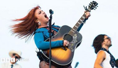 CMAT on stage at the All Points East festival