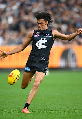 Hollands ball use was on display against Geelong in round 7