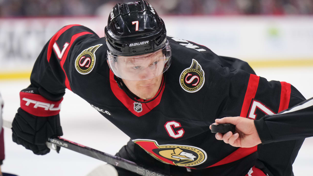 Tkachuk out at least 4 weeks for Senators with hand injury