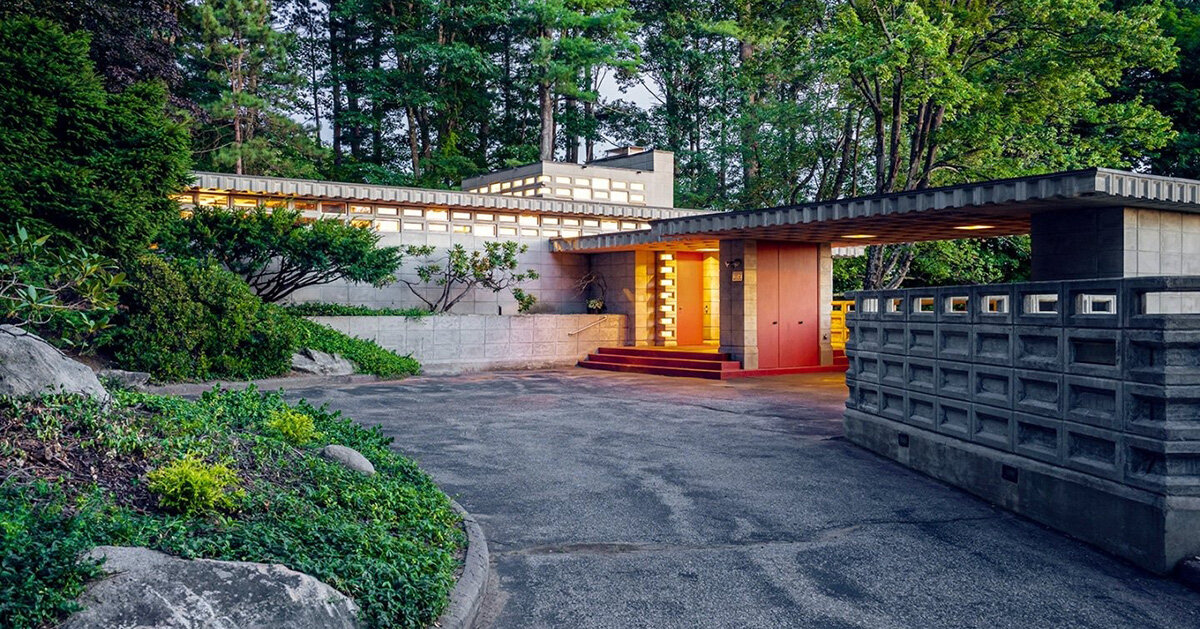 frank lloyd wright’s usonian automatic house gains historic statu