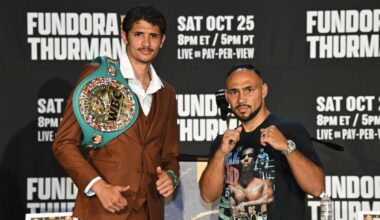 Keith Thurman Sends 3 Word Message To Sebastian Fundora After Pulling Out Of Fight Due To Injury