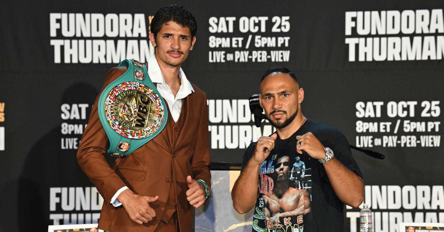 Keith Thurman Sends 3 Word Message To Sebastian Fundora After Pulling Out Of Fight Due To Injury