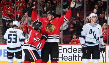 Burakovsky's goal in 3rd period lifts Blackhawks past Mammoth