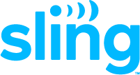 Sling logo with blue font