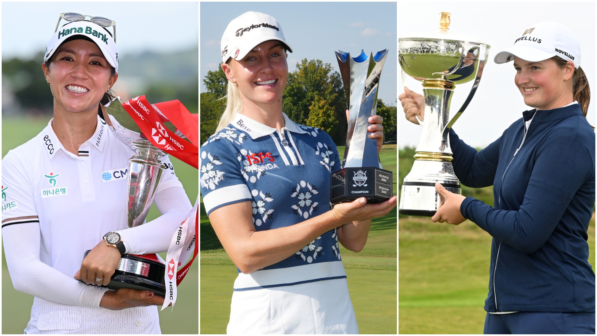 Three LPGA Tour winners in 2025 Lydia Ko, Charley Hull and Lottie Woad