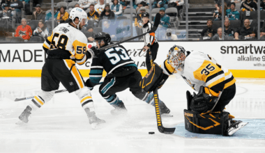 Jarry makes 31 saves, Penguins shut out Sharks 