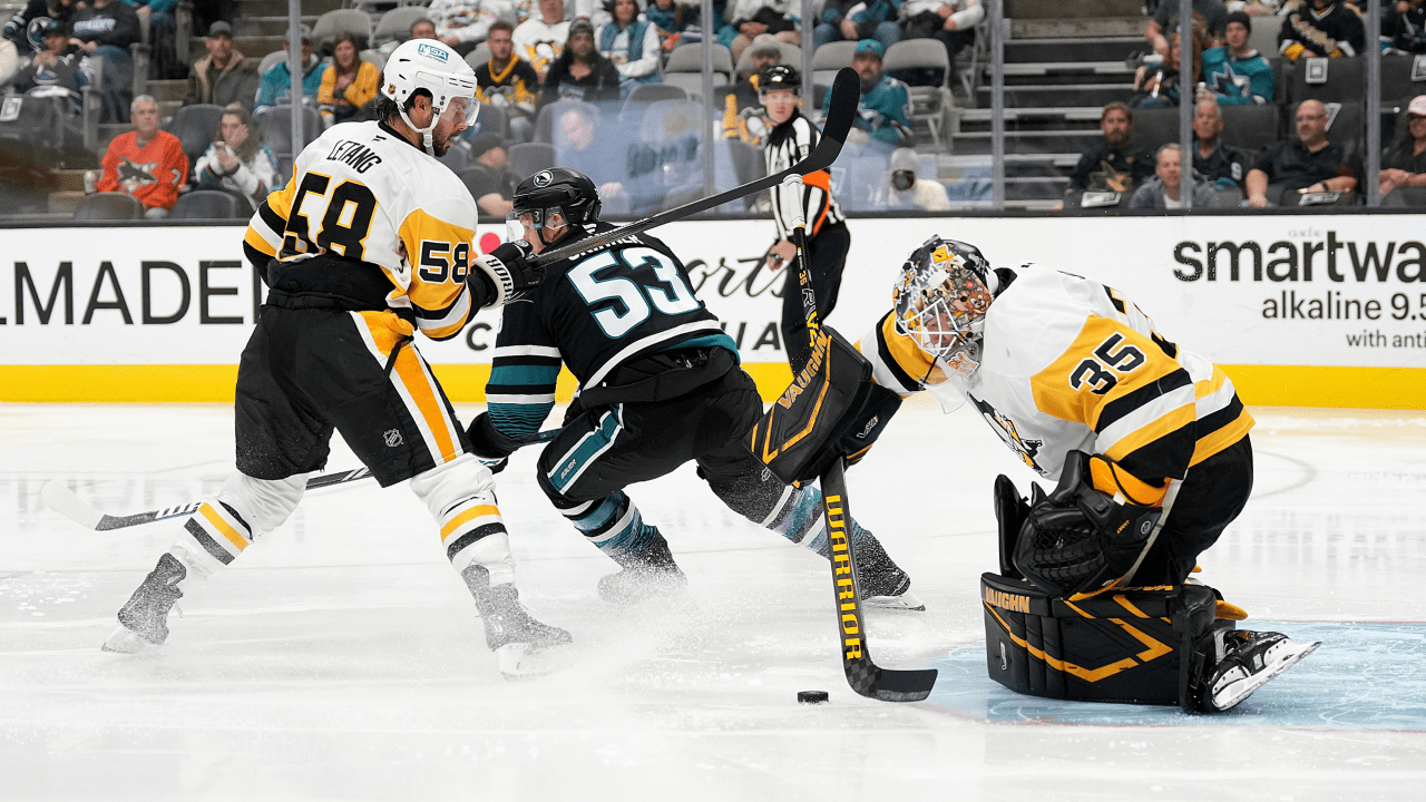 Jarry makes 31 saves, Penguins shut out Sharks 