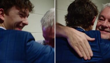 Schaefer roasts his father after scoring 1st NHL goal with Islanders